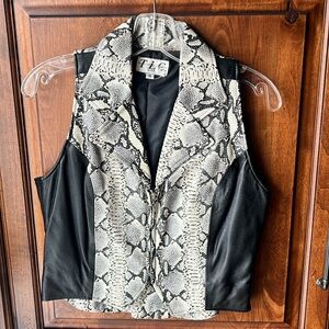TLC small leather vest